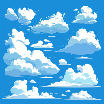 clouds pattern