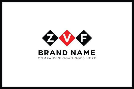ZVF letter logo design. ZVF creative initials monogram letter logo. ZVF business and real estate logo vector template.