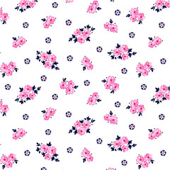 Small decorative flowers pattern for textile design home decoration