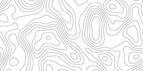 Abstract design with seamless pattern with lines topographic map. geographic mountain relief. retro topographic map. geographic contour map paper texture. terrain path isolated on a background.