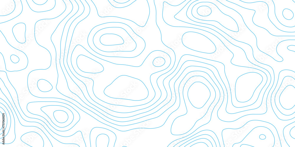 Poster abstract design with seamless pattern with lines topographic map. geographic mountain relief. retro 