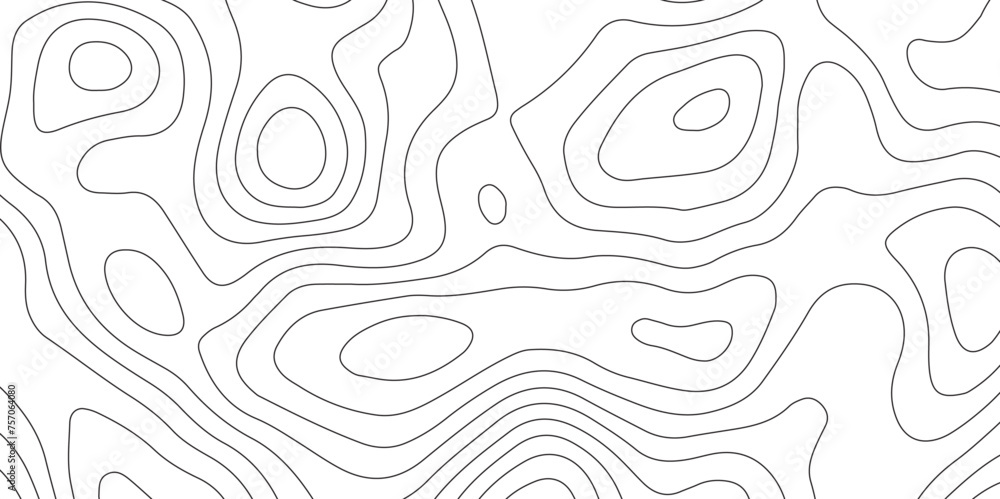 Poster abstract design with seamless pattern with lines topographic map. geographic mountain relief. retro 