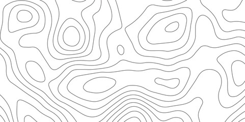 Fototapeta premium Abstract design with seamless pattern with lines topographic map. geographic mountain relief. retro topographic map. geographic contour map paper texture. terrain path isolated on a background.