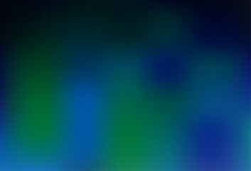 Fototapeta premium Dark BLUE vector bokeh pattern.