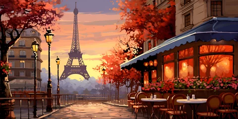 Fotobehang Eiffel tower tourist attraction paris france landmark object building iron famous europe © iqra