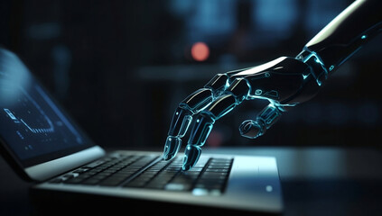 ai robotor hand using a computer