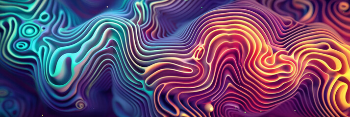 Fototapeta premium colorful topografi line background,abstract background with swirling patterns