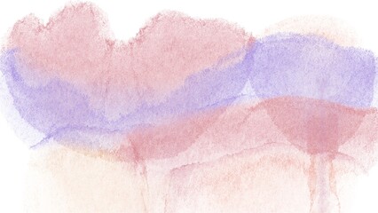 Digital Hand-Painted Watercolor Background, soft color. - 757068040