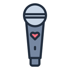 music love mic icon