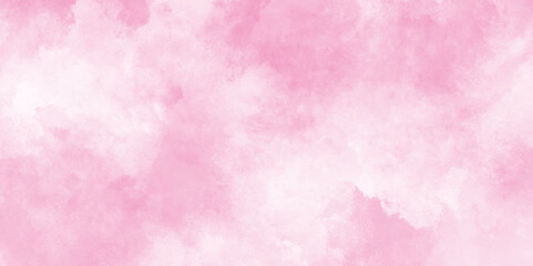 abstract fringe and bleed paint drips and drops pink watercolor background texture, pink watercolor background hand-drawn with cloudy strokes of brushes.	