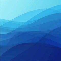 Simple flat blue gradients background Generative Ai 