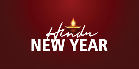 Hindu New Year, Hindu Day Poster Banner Design, Hindu New Year 2024 Date The Hindu New Year begins on 9th April 2024, the first day of Shukla paksha in the month of Chaitra.