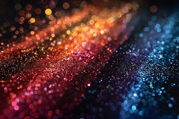 Happy Pride month! Abstract rainbow bokeh glitter lights background. for queers.  Rainbow flag. Lesbian, gay, bisexual and transgender proud of sexual orientation or gender identity. 