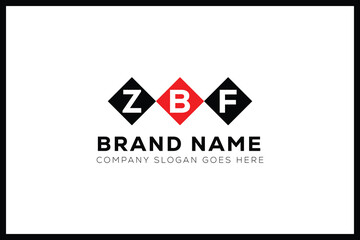 ZBF letter logo design. ZBF creative initials monogram letter logo. ZBF business and real estate logo vector template.