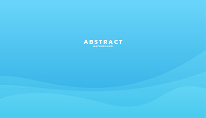 Blue abstract vector background with wave design