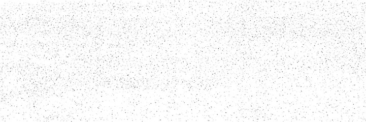 Grunge gritty overlay background. Noise texture with grains, tiny speckles and flecks. Distressed splattered paper, vector illustration - obrazy, fototapety, plakaty