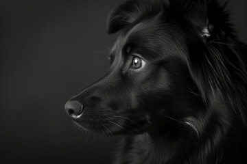 Embody the innocence and purity of a dogs soul in a creative masterpiece