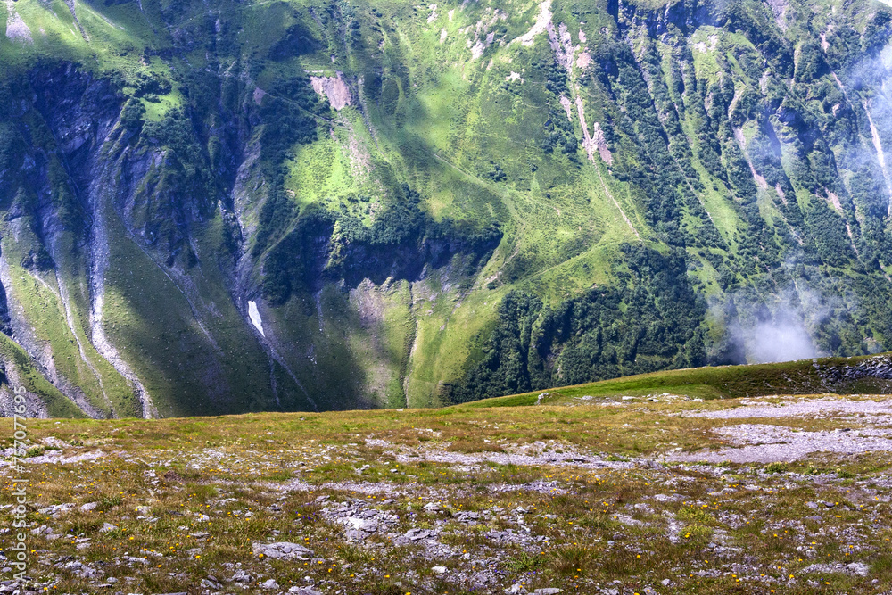 Canvas Prints The 5-Lakes Hike, Bad Ragaz, Switzerland.