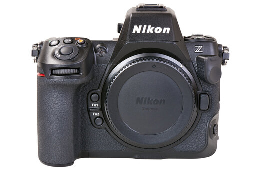  Illustrative editorial picture of a Nikon body Z8 series
