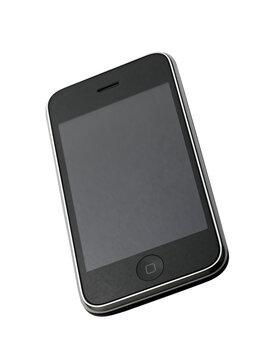 Iphone serie 3 isolated on white background