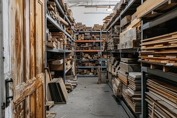 Woodworking Warehouse A Monthly Event for Creative Woodworking Enthusiasts Generative AI