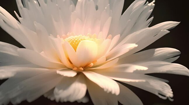 Particle flowers bloom beautiful motion animation