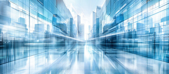 Futuristic technology and city architecture merging in a vibrant digital illustration, emphasizing connectivity and progress