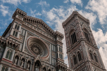 Florence, Tuscany, the Cathedral of Santa Maria del Fiore. - obrazy, fototapety, plakaty