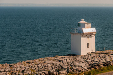 Ireland, Burren National Park. The cliffs of the Burren. LR24