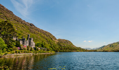 Ireland, Connemara. Kylemore Abbey. LR24