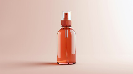 Get Smooth, Glowing Skin with Glycolic Acid Exfoliating Toner in a Minimalistic Bottle, Generative AI