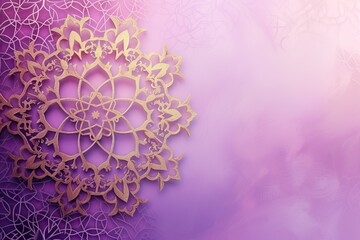 desktop wallpaper background with arabic light of ornament isolated on mauve background  - obrazy, fototapety, plakaty