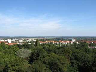 Fototapeta na wymiar Stadt Brandenburg von oben
