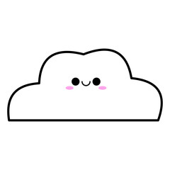 Cute Cartoon Cloud
