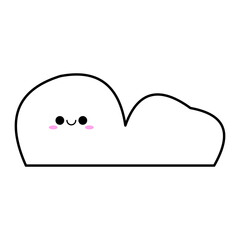 Cute Cartoon Cloud