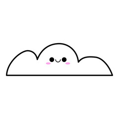 Cute Cartoon Cloud