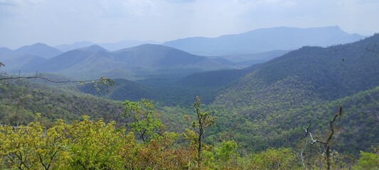 panorama of the mountains