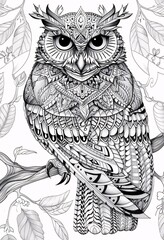 Owl Artwork A Blend of Tradition and Modernity Generative AI