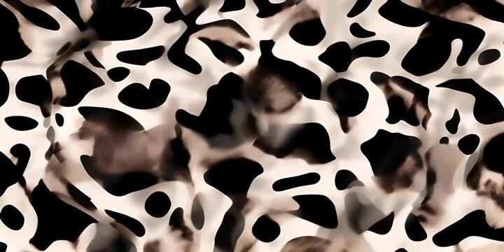 motif fashion coat fur camouflage chic boho abstract texture background print animal wildlife safari white and black tileable pattern spots cat calico or dalmatian skin cow mottled large seamless