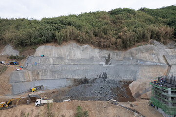 slope excavation and support 