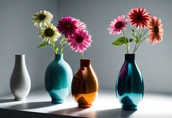 Vases With Flowers--