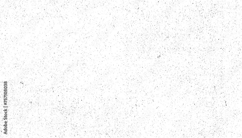 Wall mural black grainy texture isolated on white background. dust overlay. dark noise granules. chaotic black 