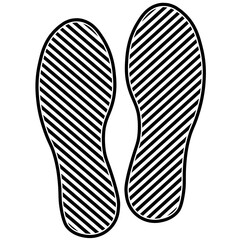 shoe footprint vector png
