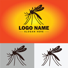 mosquito logo vector art icon graphics for business brand icon mosquito logo template