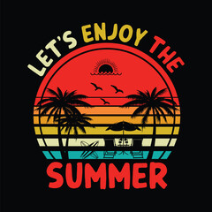 summer holiday T-Shirt Design.