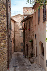 Historic buildings of Spello, Umbria, Italy