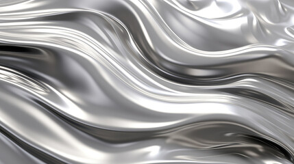 liquid silver surface, organic shapes and movement