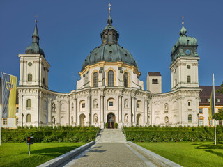 Fototapeta premium Benediktinerabtei Ettal, Bayern, Deutschland