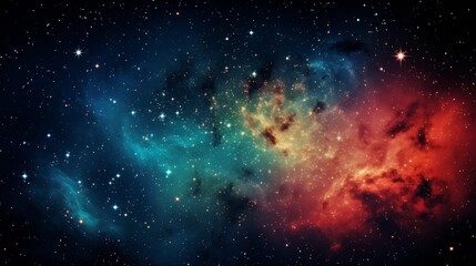 Abstract galactic figures and clouds - cosmic space texture for graphic design and sci-fi projects