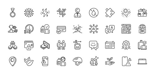 Fototapeta na wymiar Phone warning, Organic product and Book car line icons pack. AI, Question and Answer, Map pin icons. Baggage reclaim, Internet documents, Startup concept web icon. Vector